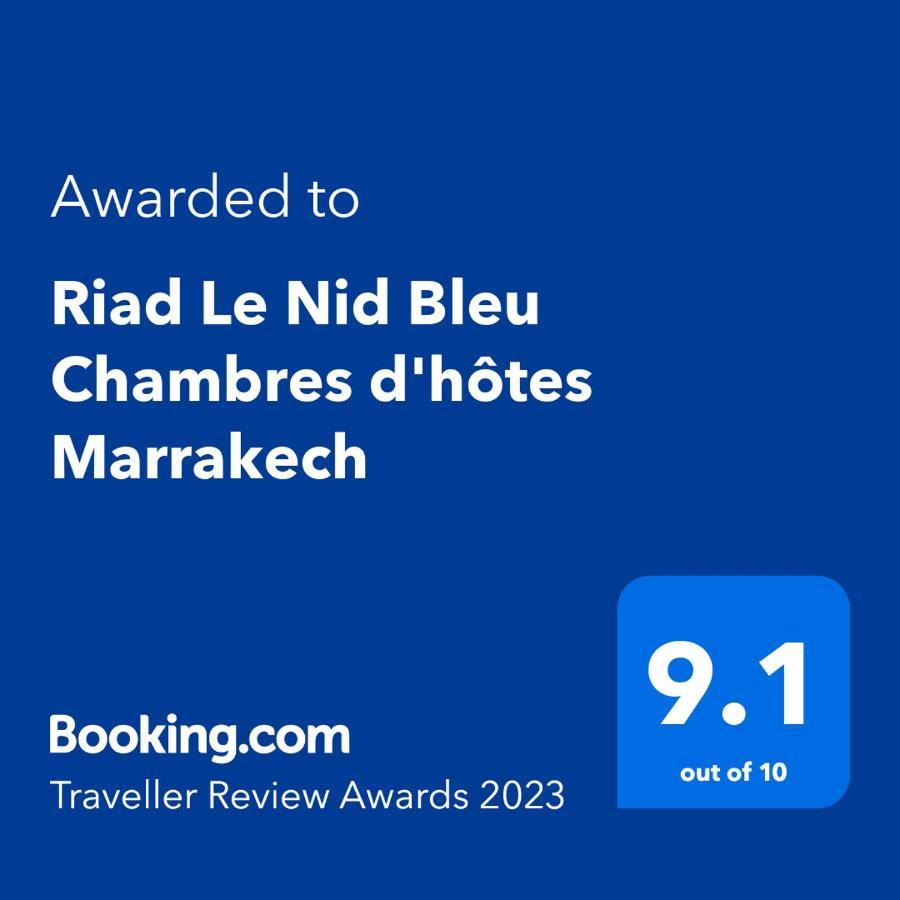 Riad Le Nid Bleu Chambres d'hôtes Marrakech Marraquexe Exterior foto